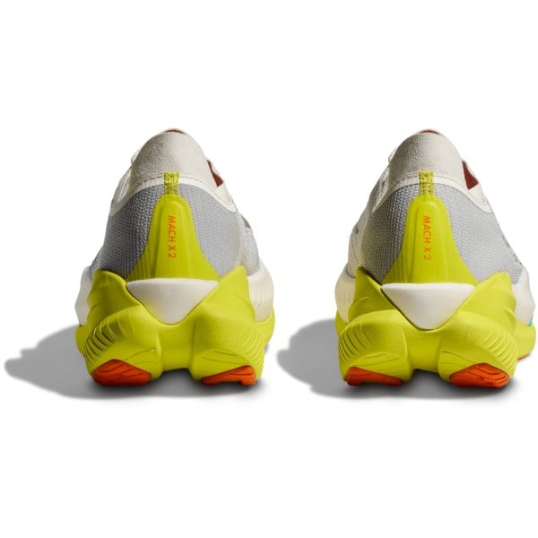 Hoka Mach X 2 - Mens Running Shoes - Frost/Citrus