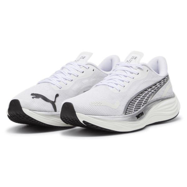 Puma Velocity Nitro 3 - Mens Running Shoes - White/Silver/Black