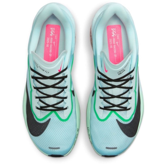 Nike Zoom Fly 6 - Mens Running Shoes - Glacier Ice/Black/Hyper Pink/Green Shock