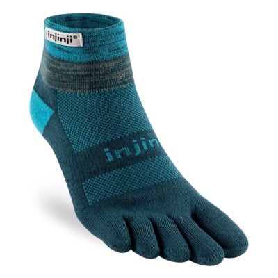 Injinji Trail Midweight Mini-Crew Performance Toe Socks