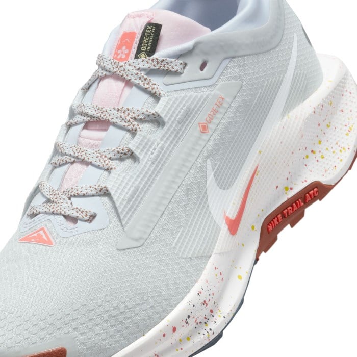 Nike Pegasus Trail 5 GTX - Womens Trail Running Shoes - Pure Platinum/White/Football Grey