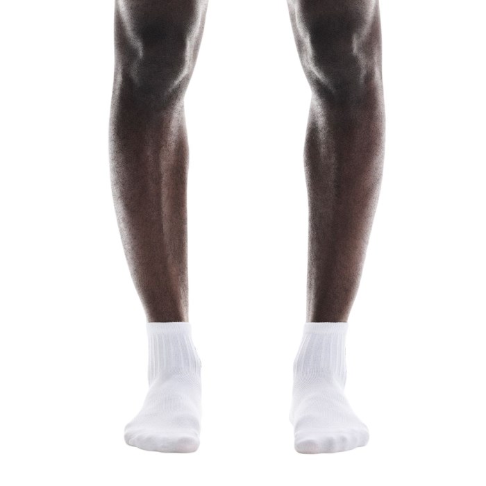 On Everyday Logo Sock Mid - 3 Pack - White