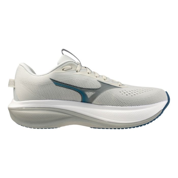 Mizuno Wave Rider 30 - Mens Running Shoes - Foggy Dew/Dark Slate/White - image 2