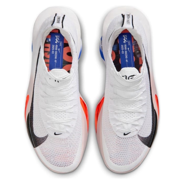 Nike Alphafly 3 CM - Unisex Road Racing Shoes - White/Black/Platinum Violet/Silt Red - image 3