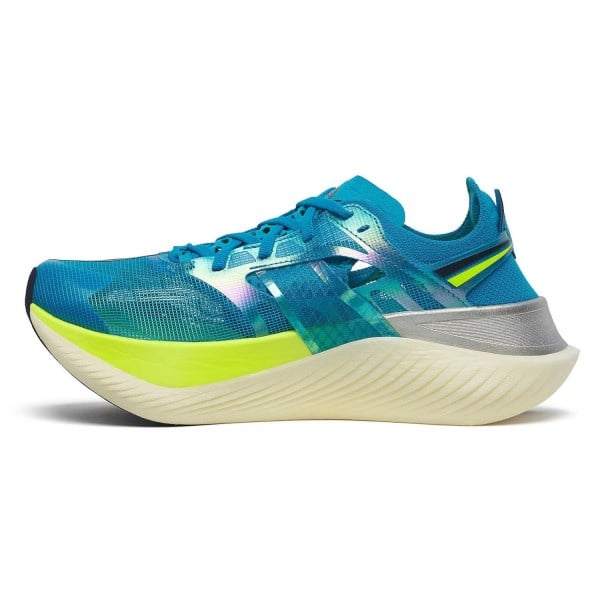 Saucony Endorphin Elite - Womens Road Racing Shoes - ViziBlue/Citron