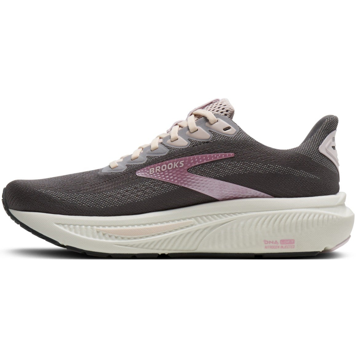Brooks Ghost 17 - Womens Running Shoes - Poppy Seed/Pink/Bluewash
