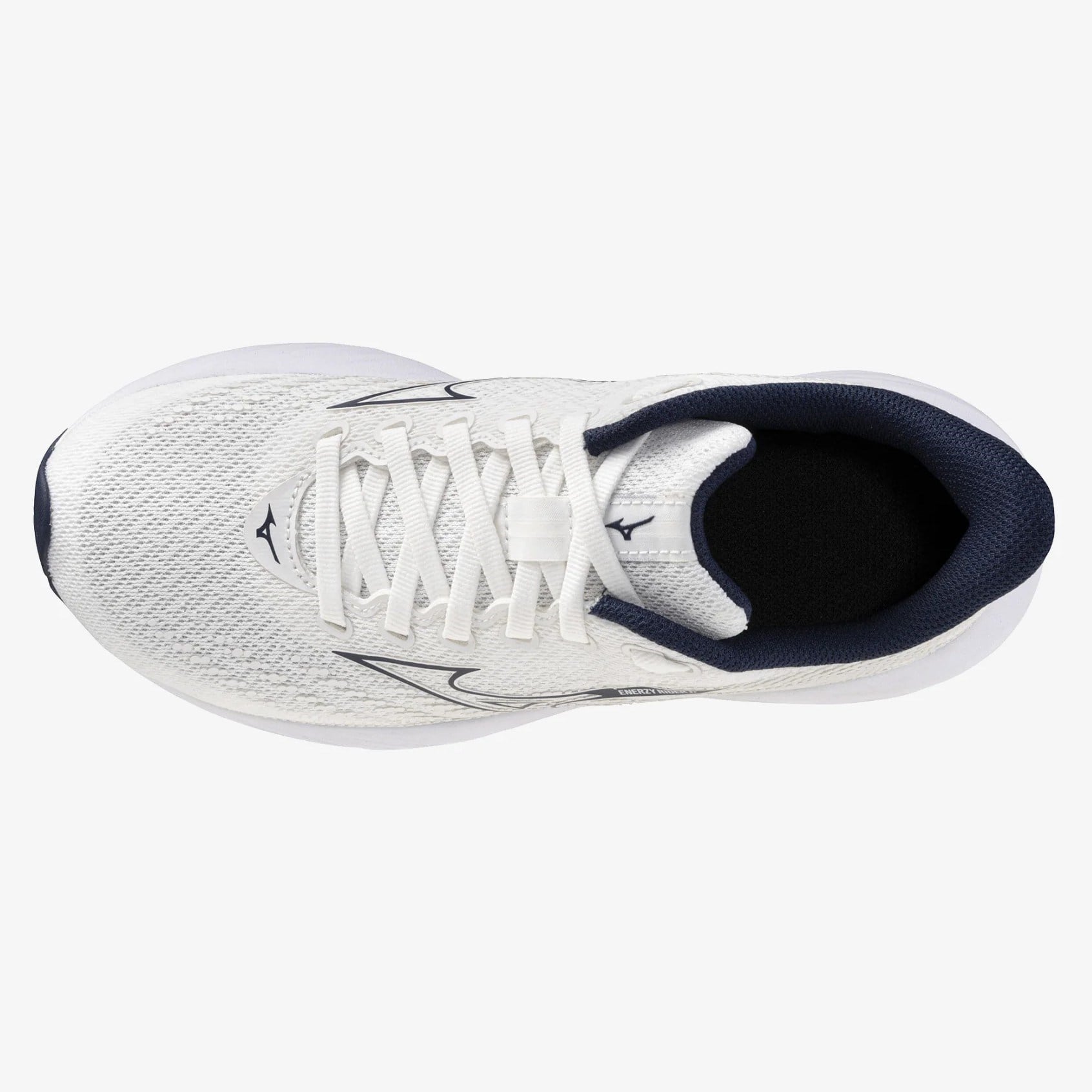 Mizuno Enerzy Rider Jr - Kids Running Shoes - GF White/Dress Blues - image 3
