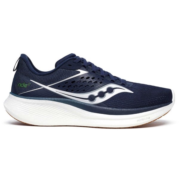 Saucony Ride 17 - Mens Running Shoes - Navy/Gum