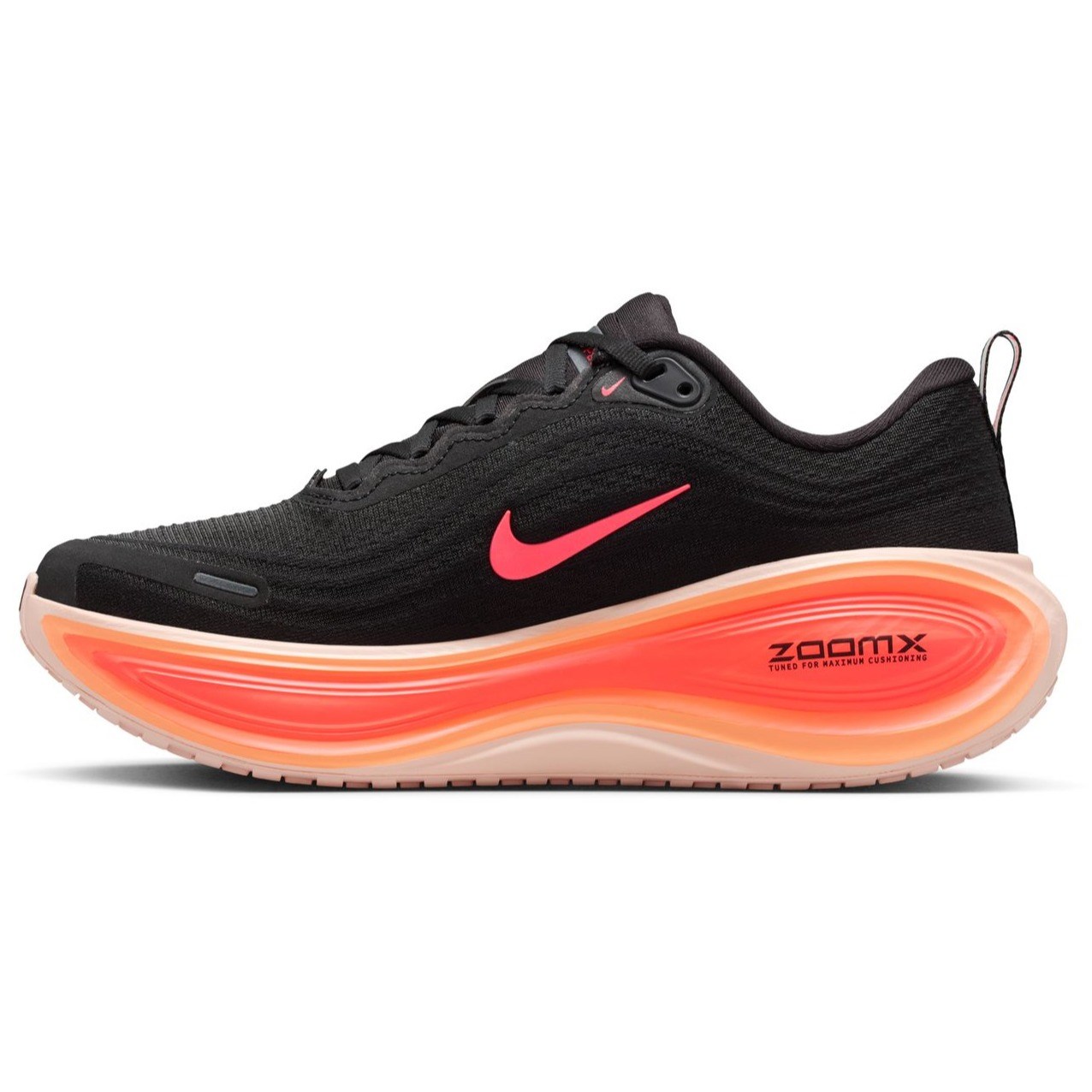 Nike Vomero Plus - Womens Running Shoes - Black/Hot Lava/Washed Coral/Bright Mango