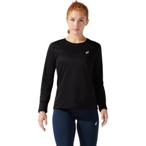 Asics Silver Womens Long Sleeve Running Top