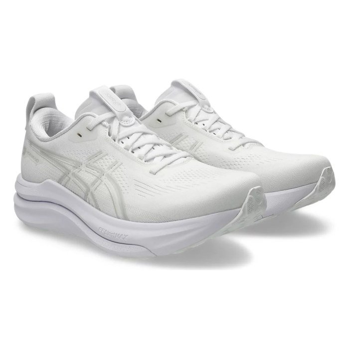 Asics Gel Kayano 33 - Womens Running Shoes - White/White - image 6