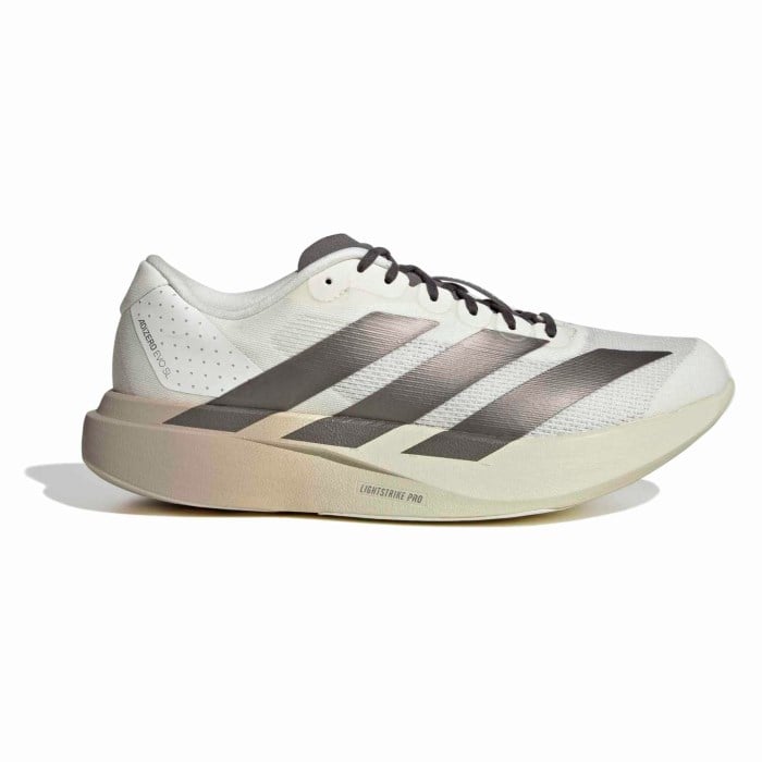 adidas Adizero Evo SL - Mens Running Shoes - Off White/Aurora Coffee Metallic/Matte Silver