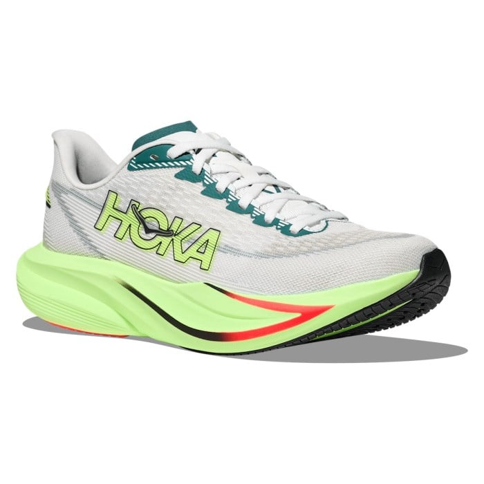 Hoka Mach 7 - Womens Running Shoes - Frost/Neon Yuzu