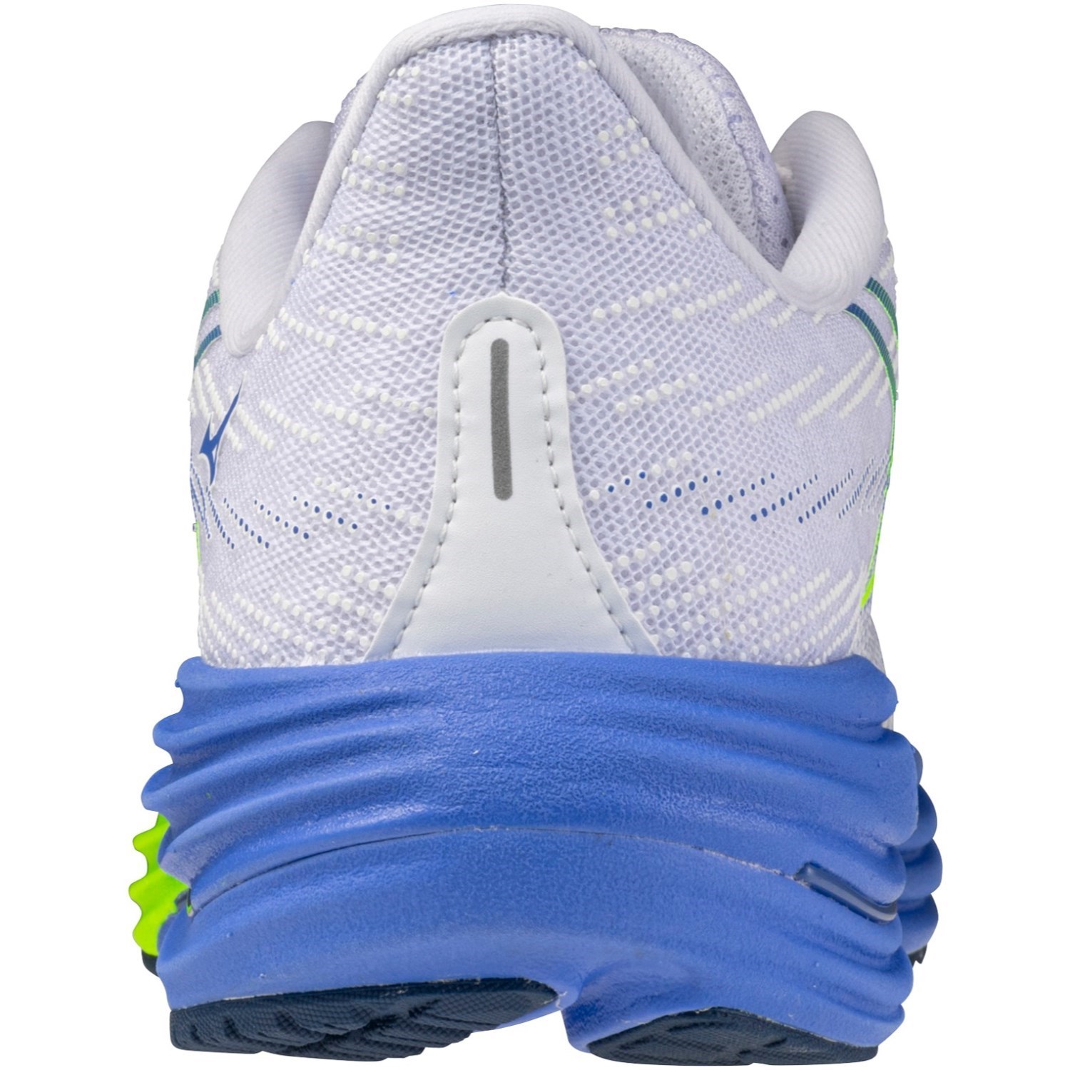 Mizuno Wave Rider 29 - Womens Running Shoes - White/Lightning Yellow/Ultramarine