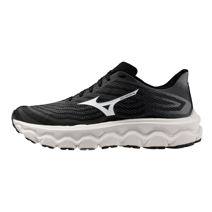 Mizuno Wave Horizon 8 - Mens Running Shoes - Black/White/Nimbus Cloud