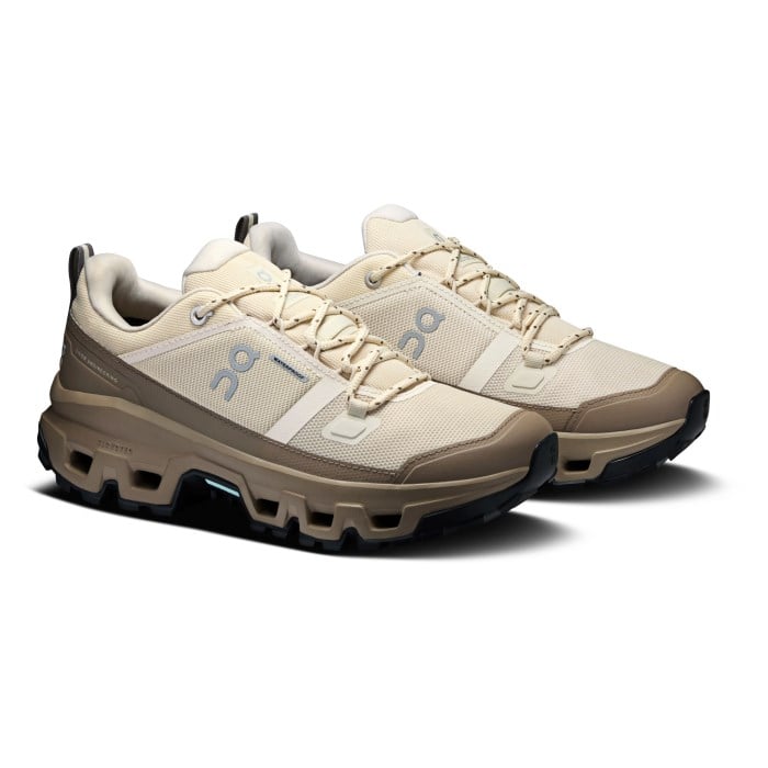 On Cloudrock Low Waterproof - Womens Hiking Shoes - Grain/Soba - image 5