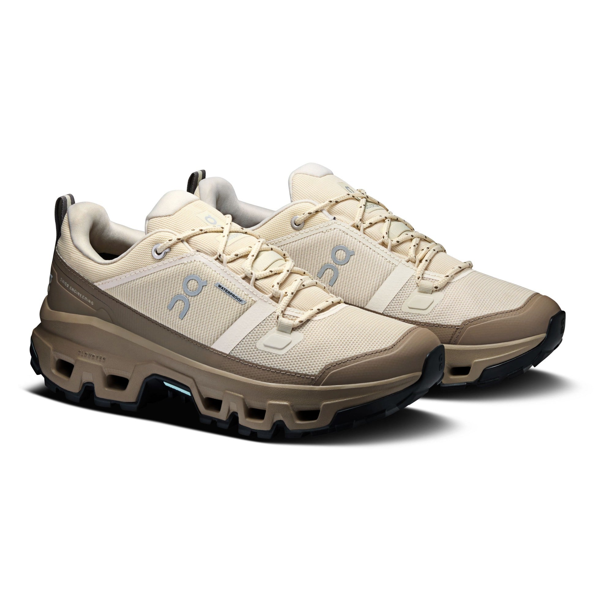 On Cloudrock Low Waterproof - Womens Hiking Shoes - Grain/Soba - image 5