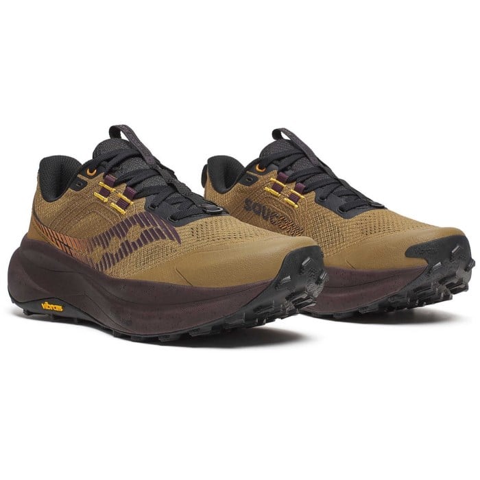 Saucony Xodus Ultra 4 - Mens Trail Running Shoes - Kodiak/White