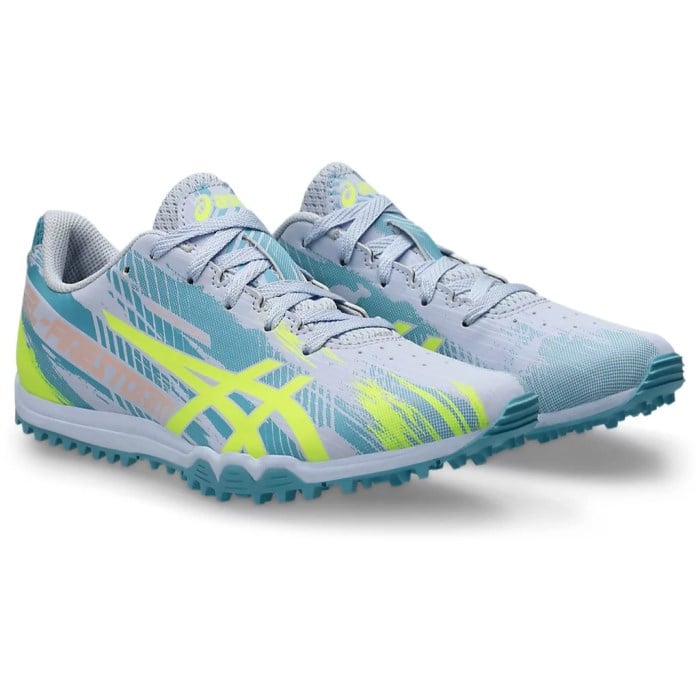 Asics Gel Firestorm 5 - Kids Racing Waffles - Blue Fade/Citron