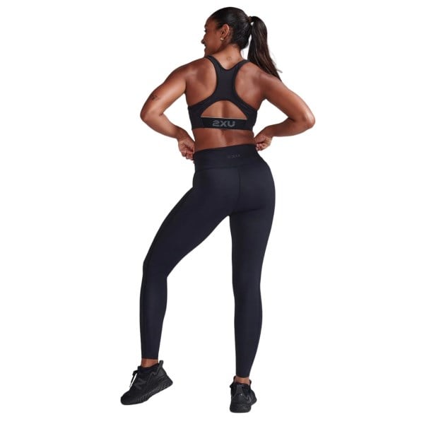 2XU Form Soft Touch Hi-Rise Womens Compression Tights - Black/Black