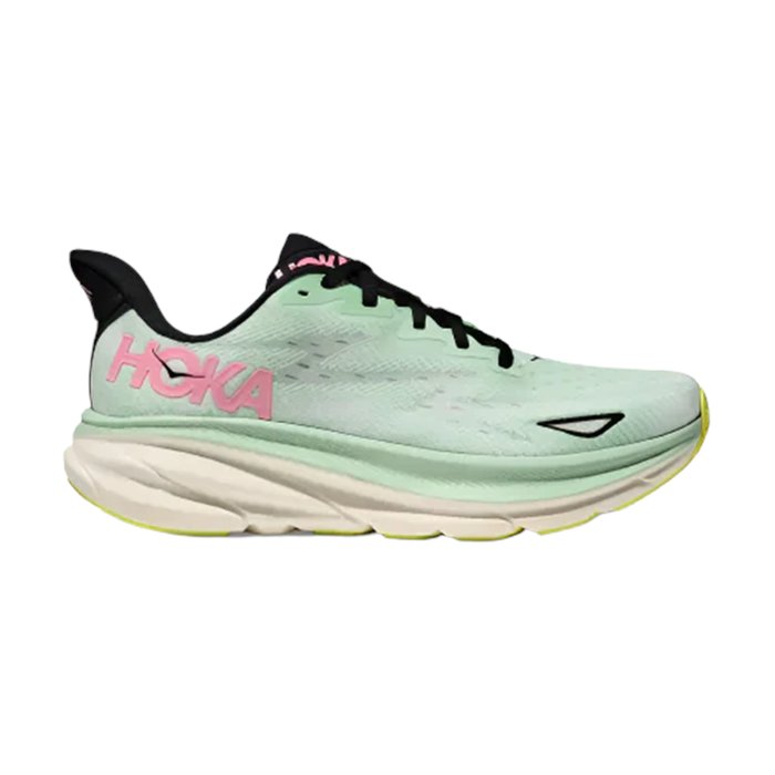 Hoka Clifton 9 - Womens Running Shoes - Mint Fluorite/Snow Melt