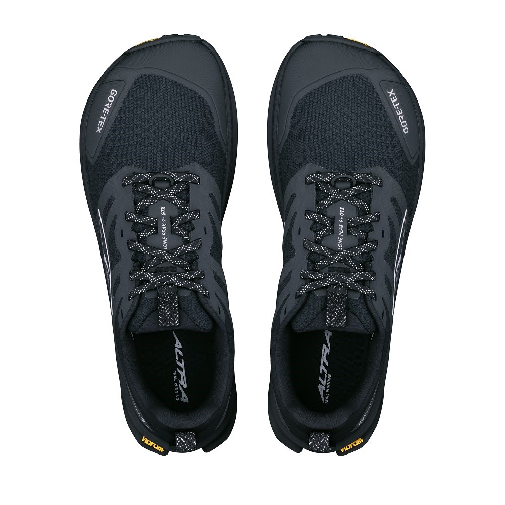 Altra Lone Peak 9+ GTX - Mens Trail Running Shoes - Black/Black - image 6