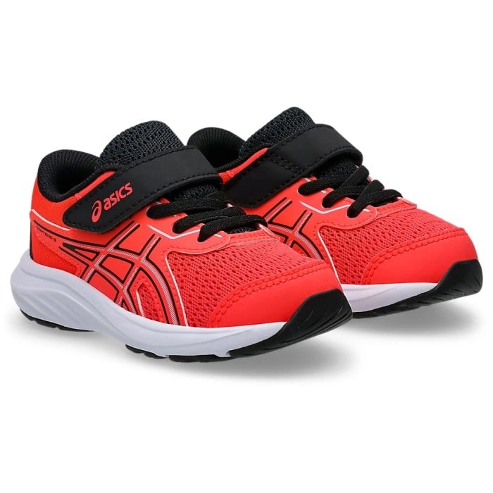 Asics Contend 9 TS - Kids Running Shoes - Flash Red/Blue Fade