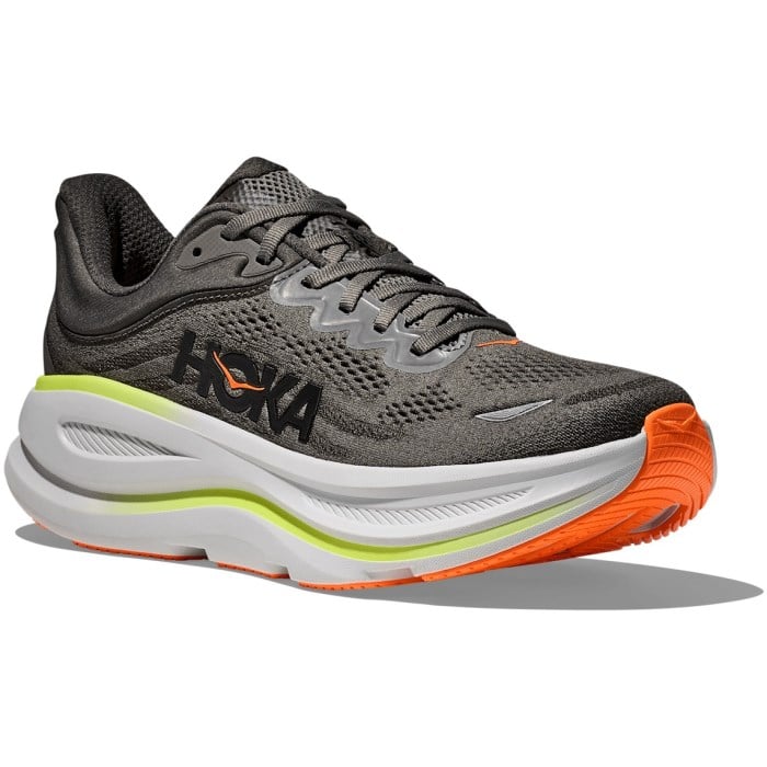 Hoka Bondi 9 - Mens Running Shoes - Asphalt Grey/Gravel