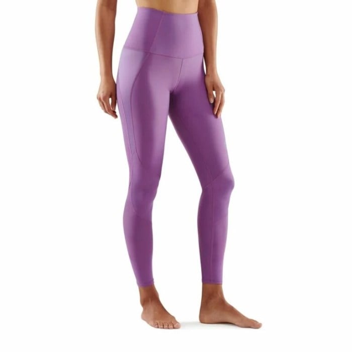 Skins Series-3 Skyscraper Womens Compression Long Tights - Amethyst