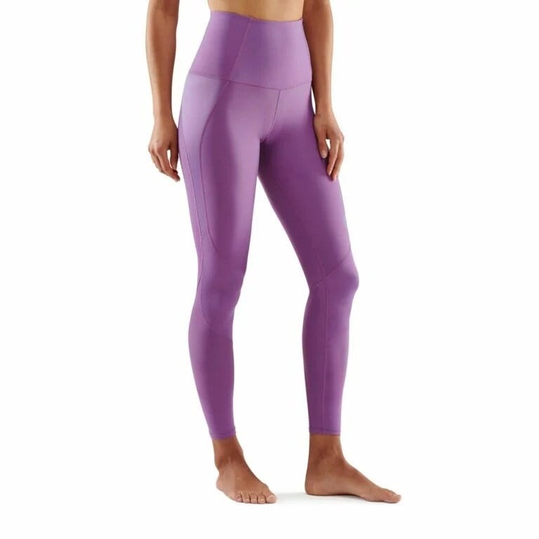 Skins Series-3 Skyscraper Womens Compression Long Tights - Amethyst
