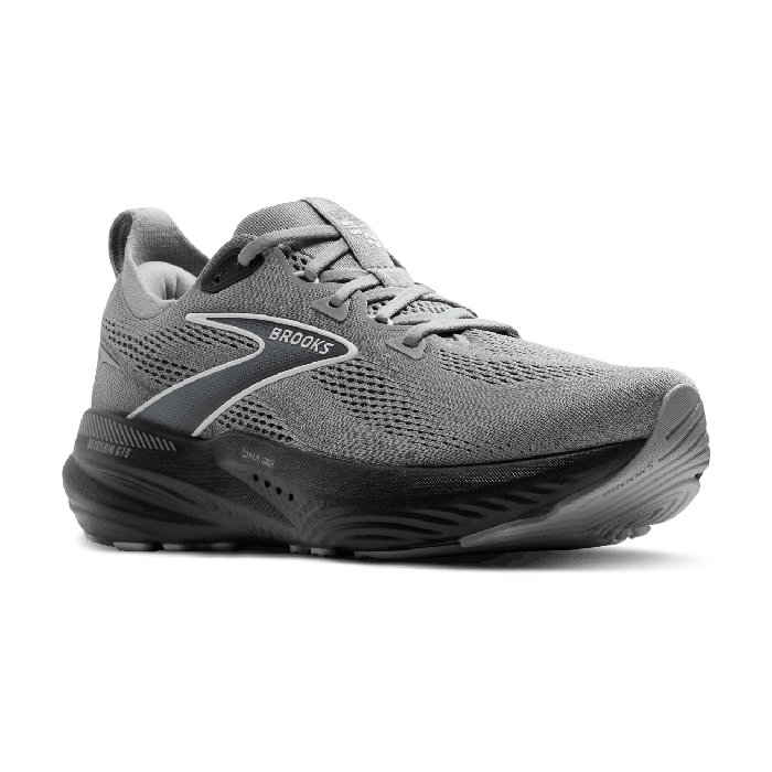 Brooks Glycerin GTS 22 - Mens Running Shoes - Primer Gray/Ebony Blue