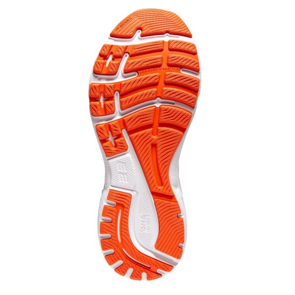 Brooks Adrenaline GTS 23 - Mens Running Shoes - Peacoat/Orange/Surf The Web