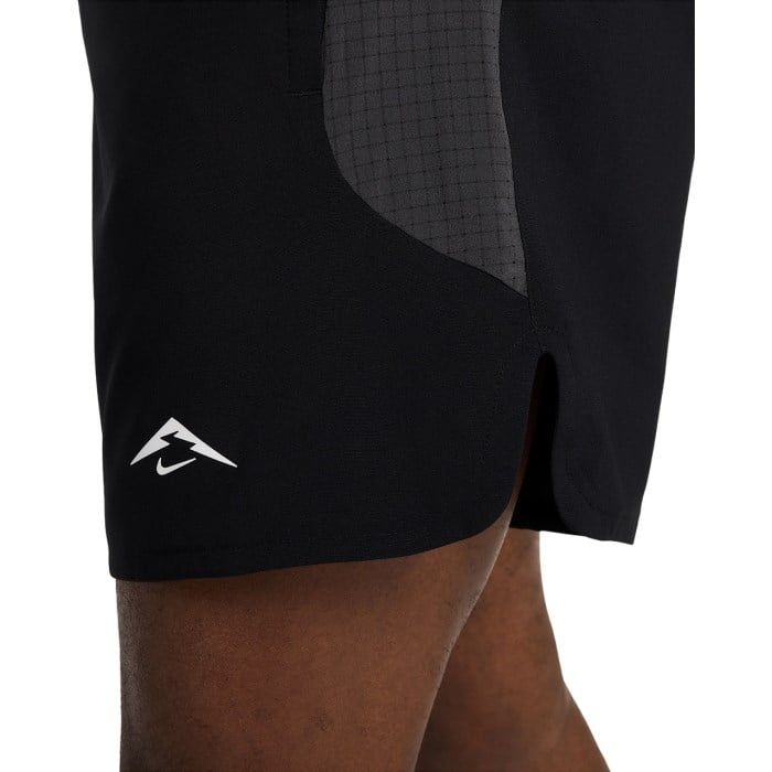 Nike Trail 6 Inch Brief-Lined Mens Running Shorts - Black/Anthracite/Summit White
