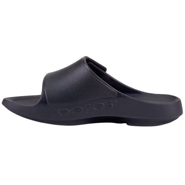 OOFOS OOAHH Sport Flex - Unisex Recovery Slides - Black Matte