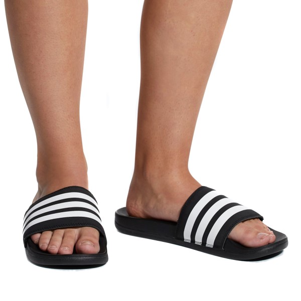 Adidas Adilette Comfort - Womens Slides - Black/White