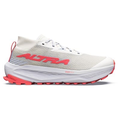 Altra Olympus 275 HiLo - Womens Trail Running Shoes - Vaporous Gray/Fiery Coral