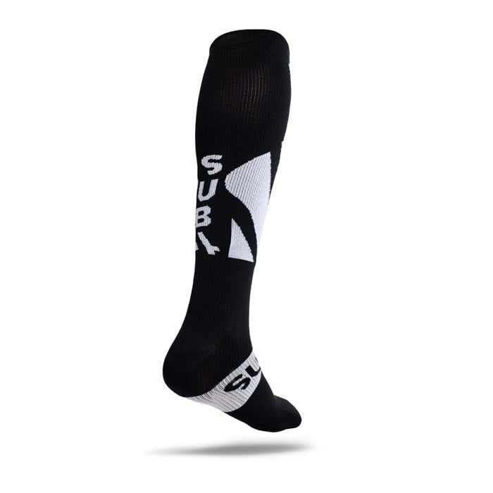 Sub4 Compression Socks - Marathon - Black/White