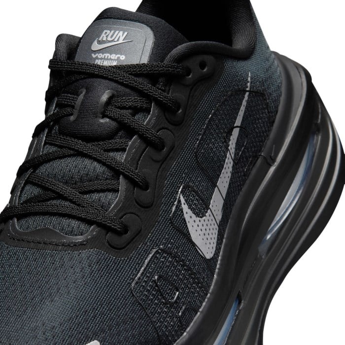 Nike Vomero Premium - Womens Running Shoes - Black/Metallic Silver-Off Noir - image 8