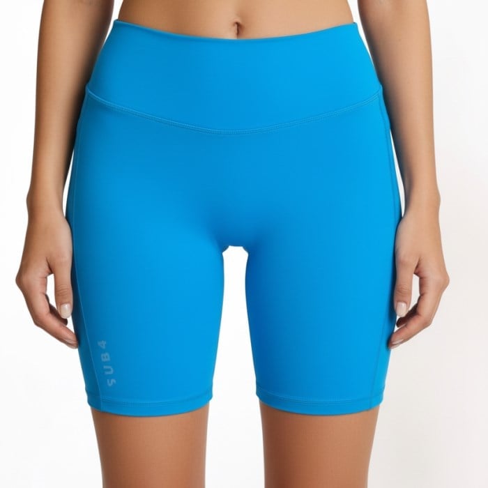SUB4 Sports Bra & 6 inch Bike Shorts Bundle - Blue Star