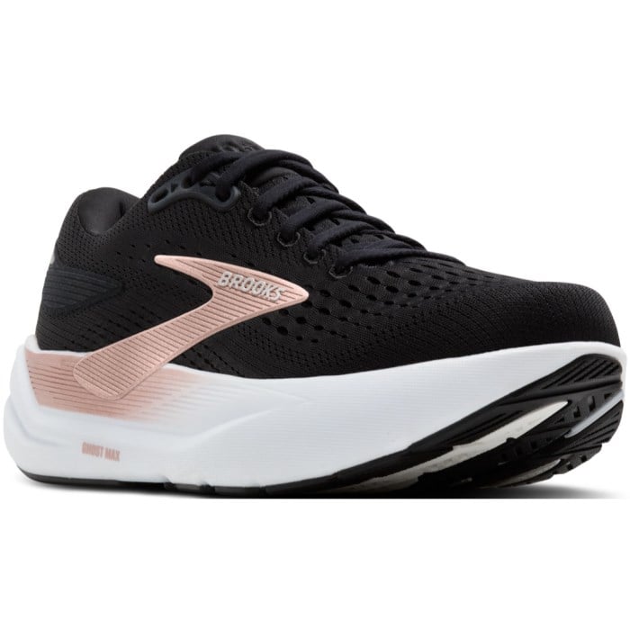 Brooks Ghost Max 3 - Womens Running Shoes - Black/Black/Rose Gold