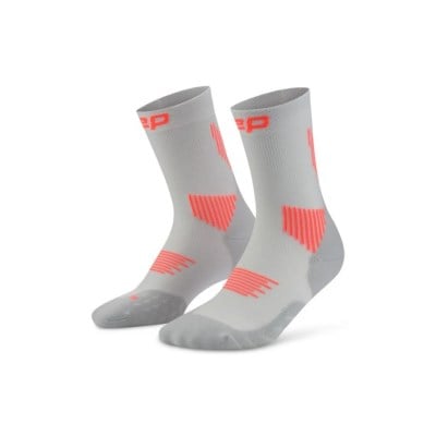 CEP Core Run Cushion Mid Cut Unisex Compression Socks - Grey