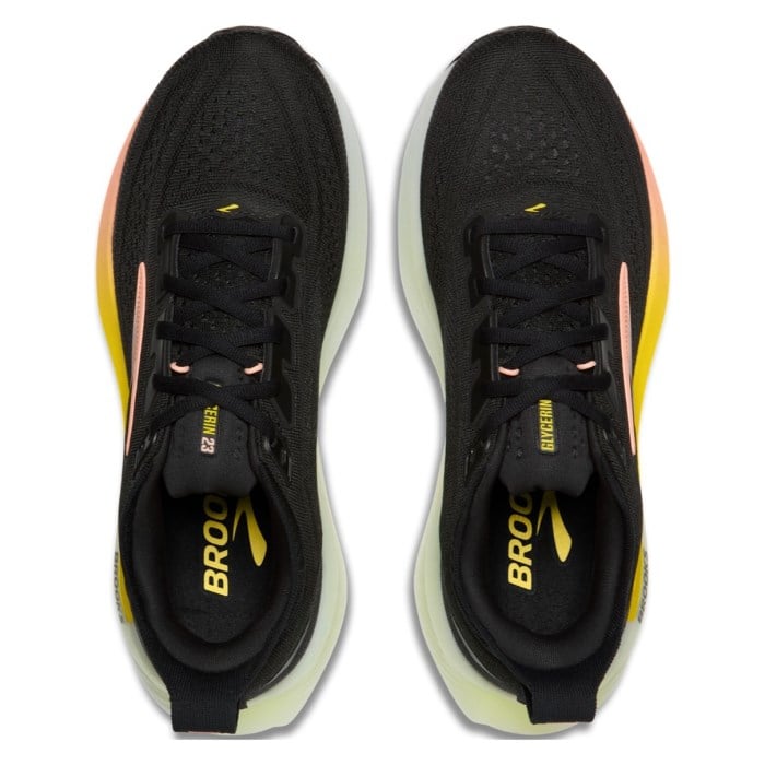 Brooks Glycerin 23 - Womens Running Shoes - Black/Peach/Nightlife - image 3