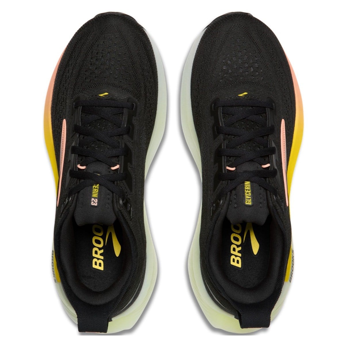 Brooks Glycerin 23 - Womens Running Shoes - Black/Peach/Nightlife - image 3