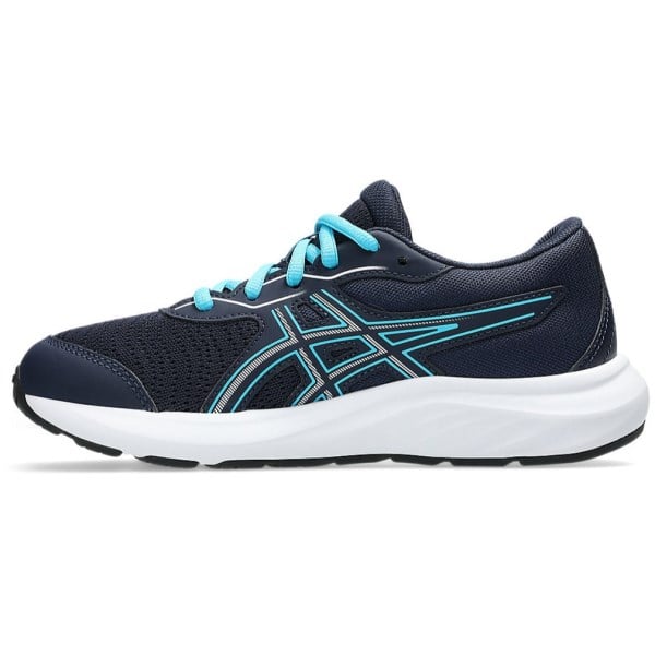 Asics Contend 9 GS - Kids Running Shoes - Midnight/White