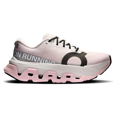 On Cloudmonster Hyper 3 - Womens Running Shoes - Ivory/Peony