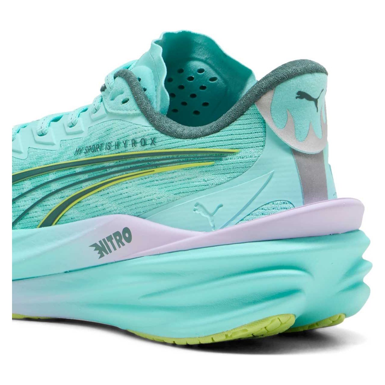 Puma Deviate Nitro 4 Hyrox - Womens Running Shoes - Intense Mint/Light Lavender - image 4