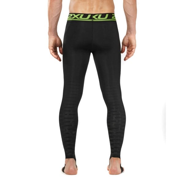 2XU Power Recovery Mens Compression Tights - Black/Nero