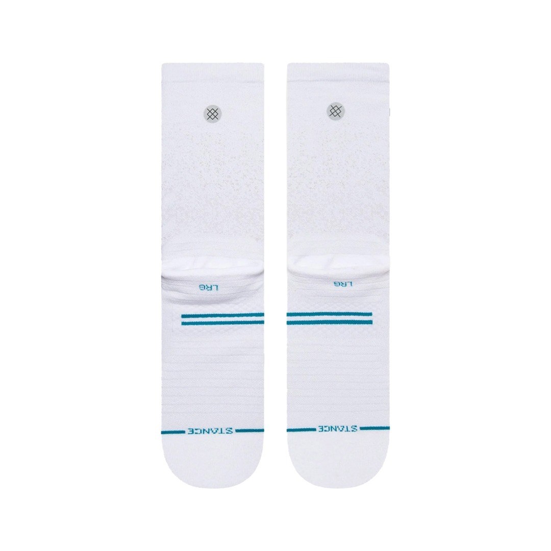 Stance Run Light Unisex Crew Socks - White - image 3