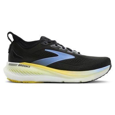 Brooks Glycerin GTS 23 - Mens Running Shoes - Black/Cyber Yellow/Night