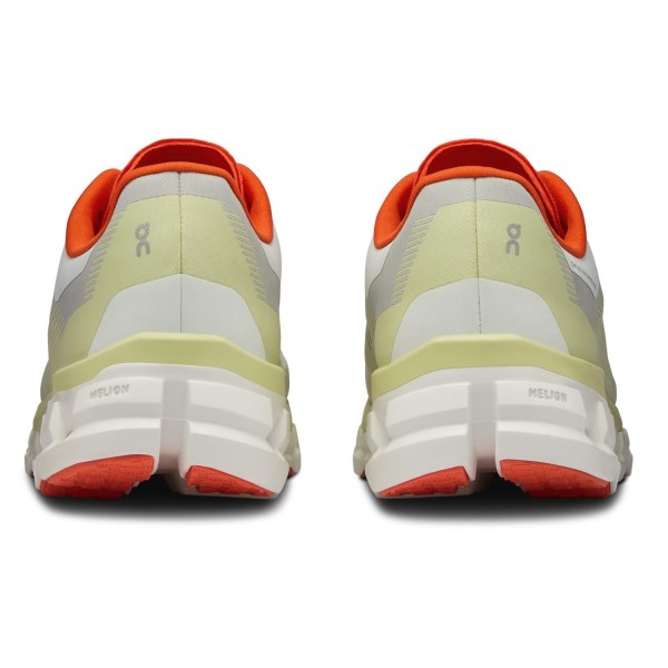 On Cloudflow 4 - Mens Running Shoes - White/Hay